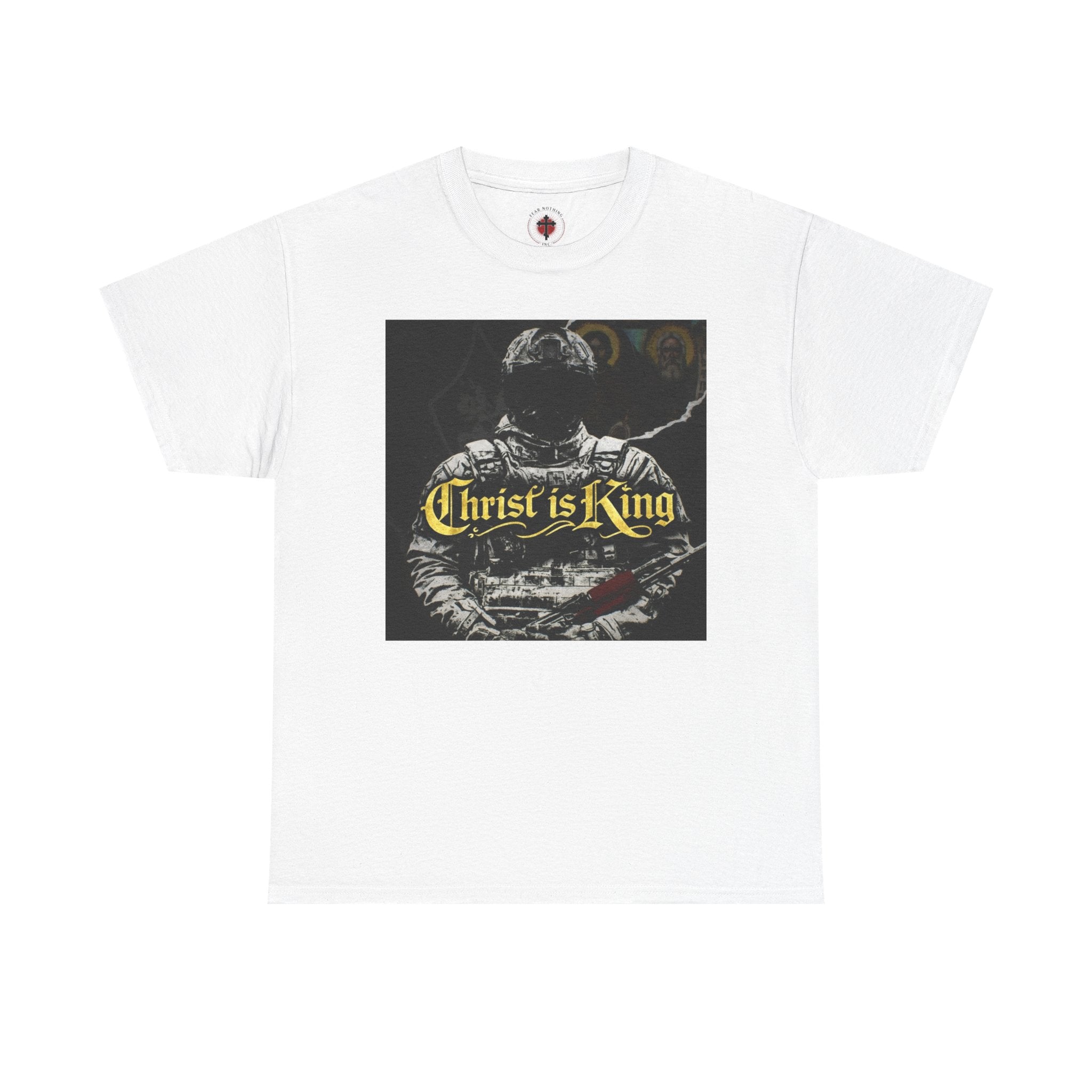 Christian Astronaut T‑Shirt — "Christ is King" Graphic Tee