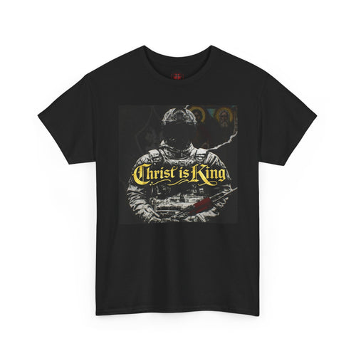 Christian Astronaut T‑Shirt — "Christ is King" Graphic Tee