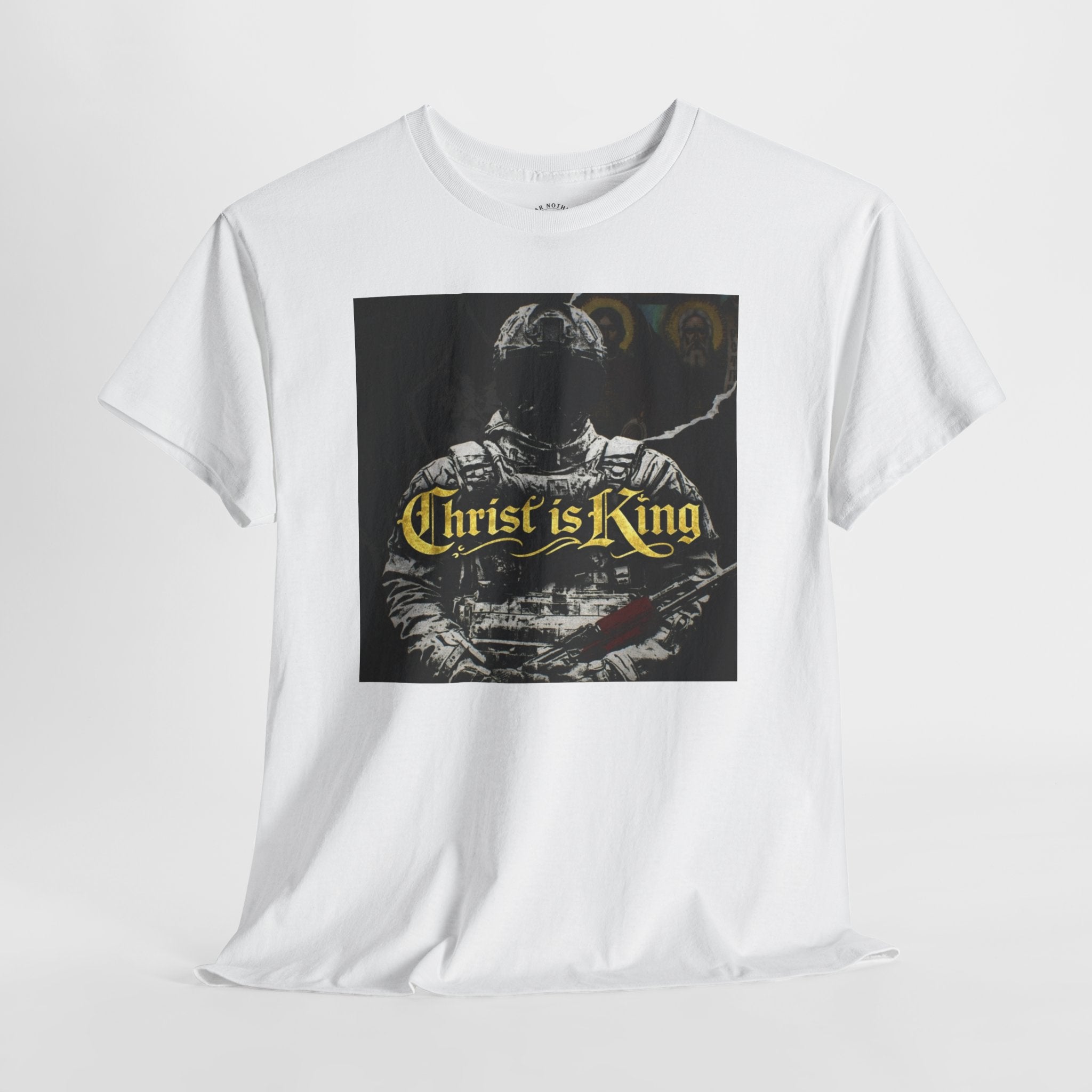 Christian Astronaut T‑Shirt — "Christ is King" Graphic Tee